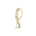 Anneau de Nez Clip Zircon Pendentif – Piercing Femme